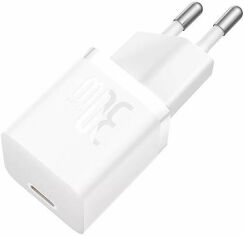 Акція на Baseus USB-C Wall Charger GaN5 1C 30W White (CCGN070502) від Y.UA