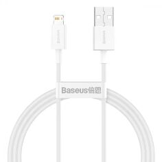 Акція на Baseus Usb Cable to Lightning Superior Fast Charging 1m White (CALYS-A02) від Y.UA