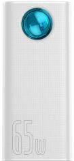 Акция на Baseus Power Bank 30000mAh Amblight Digital Display Quick Charge 65W White (PPLG-A02/PPLG000102) от Y.UA
