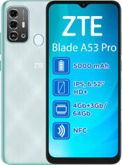 Акция на Zte Blade A53 Pro 4/64Gb Green (UA UCRF) от Y.UA