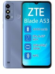 Акція на Zte Blade A53 2/32GB Blue (UA UCRF) від Y.UA