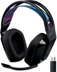 Акция на Logitech G535 Lightspeed Wireless Gaming Headset Black (981-000972) от Y.UA