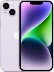 Акція на Apple iPhone 14 128GB Purple (MPUX3) eSim від Y.UA
