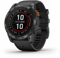 Акція на Garmin Fenix 7X Pro Solar Slate Grey with Black Band (010-02778-01) від Y.UA