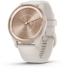 Акция на Garmin Vivomove Trend Peach Gold Stainless Steel Bezel з Ivory Case and Silicone Band (010-02665-01) от Y.UA