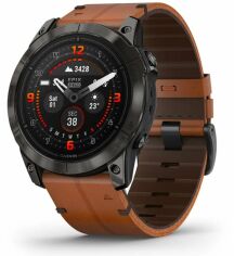 Акція на Garmin Epix Pro (Gen 2) 51mm Sapphire Carbon Grey Dlc Titanium with Chestnut Leather Band (010-02804-30) від Y.UA