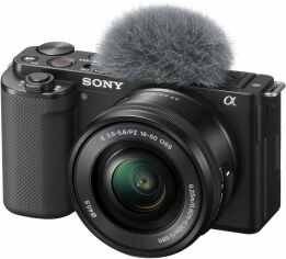 Акція на Sony ZV-E10 kit (16-50mm) Black (ILCZVE10LB.CEC) від Y.UA