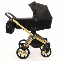 Акция на Універсальна коляска 2 в 1 Invictus V-Pram Black Shine Gold от Y.UA