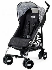 Акція на Коляска Peg-Perego Pliko Mini Classico RO01-GR50 Чорно-білий (IPKR280076RO01GR50) від Y.UA