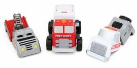 Акция на Дитячий конструктор Popular Playthings машинка (поліція, швидка допомога, пожежна) от Y.UA