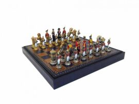 Акція на Набір шахи + нарди + шашки Наполеон Italfama золото / чорний, 48x48, вага 7,6 кг (1957222GN) від Y.UA