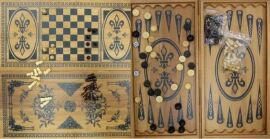 Акція на Нарди та шахи Manopoulos з бамбука (40х20х4 см) B4020-C від Y.UA
