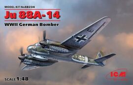 Акція на Німецький бомбардувальник Ju 88A-14, Wwii German Bomber (ICM48234) від Y.UA