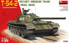 Акция на Збірна модель MiniArt Радянський середній танк T-54-2, зразка 1949 року (MA37012) от Y.UA
