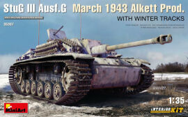 Акція на Модель Miniart Німецька САУ StuG Iii Ausf. G Березень 1943 р. виробництва заводу Alkett (MA35367) від Y.UA
