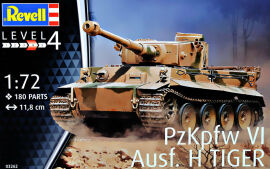 Акція на Модель Revell Німецький танк PzKpfw Vi Tiger Ausf. H "Tiger" (3262) від Y.UA