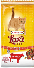 Акція на Сухий корм Lara Adult Beef flavour для котів преміум 10 кг (410 622) від Y.UA