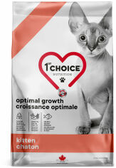 Акция на Сухий корм 1st Choice Kitten Optimal Growth для кошенят з рибою 4.54 кг от Y.UA