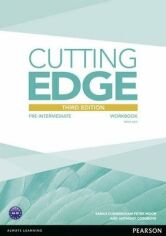 Акция на Cutting Edge 3rd ed Pre-Intermediate Wb + Key (зошит для домашніх робіт 4901990000) от Y.UA