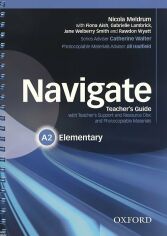Акція на Navigate Elementary A2: Teacher's Book with Teacher's Resource Disc від Y.UA