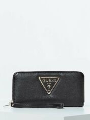 Акция на Жіночий гаманець Guess Michy Slg Large Zip Around чорний (SWVG7584460-BLA) от Y.UA