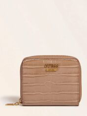Акція на Жіночий гаманець Guess темно-бежевий (SWCB7870370-LGR) від Y.UA