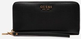 Акция на Жіночий гаманець Guess Laurel Slg Large Zip Around чорний (SWVB8500460-BLA) от Y.UA