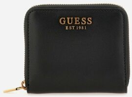 Акція на Жіночий гаманець Guess Laurel Slg Small Zip Around чорний (SWVB8500370-BLA) від Y.UA