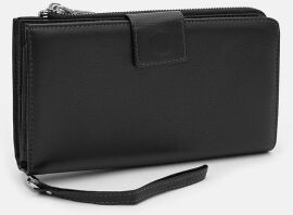 Акция на Чоловічий гаманець - клатч Ricco Grande чорний (K18809bl-black) от Y.UA