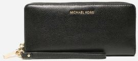 Акция на Жіночий гаманець Michael Kors Travel Continental чорний (34F9GM9E9L001) от Y.UA