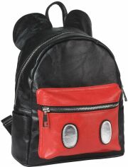 Акція на Рюкзак Cerda Mickey Mouse Black Casual Fashion Faux-Leather Backpack від Y.UA
