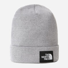Акция на Шапка The North Face Dock Worker Recycled Beanie NF0A3FNTDYX1 One Size Сіра от Rozetka