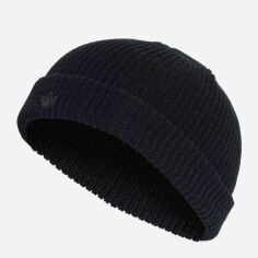 Акція на Шапка Adidas Short Beanie IL8441 OSFM 58 Black від Rozetka