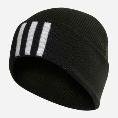 Акція на Шапка Adidas 3S Woolie HG7788 OSFM 58 Black від Rozetka