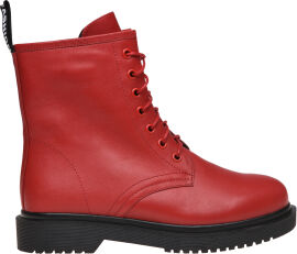 Акція на Жіночі зимові черевики високі Blizzarini N3186K1-1635W 36 23 см Червоні від Rozetka