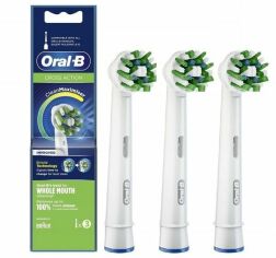 Акція на Насадка для зубної щітки Braun Oral-B Cross Action EB50RB CleanMaximiser (3) від Y.UA