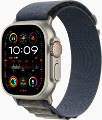 Акція на Apple Watch Ultra 2 Gps + Cellular 49mm Titanium Case with Blue Alpine Loop - Small (MREK3) від Stylus