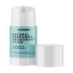 Акція на Натуральний парфумований дезодорант-стік Mr. Scrubber Tiffany's Breakfast Natural Perfumed Deodorant Stick жіночий, 50 г від Eva