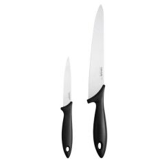 Акція на Набор ножей для шеф-повара Fiskars Essential, 2 шт (1065582) від MOYO