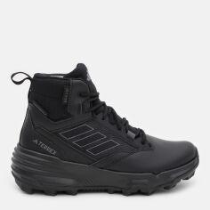 Акція на Жіночі черевики високі для туризму Adidas Terrex Unity Lea Mid IF4977 36 (3.5UK) 22 см Cblack/Cblack/Grefou від Rozetka