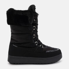 Акція на Жіночі зимові чоботи з мембраною CMP Rohenn Wmn Snow Boots Wp 3Q79586-U901 40 25.5 см Nero від Rozetka