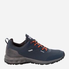 Акция на Чоловічі кросівки для треккінгу Jack Wolfskin Woodland Shell Texapore Low M 4054041-1010 42 (8UK) 25.9 см Темно-сині от Rozetka