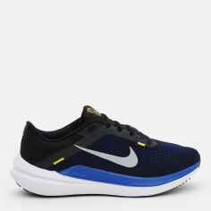 Акция на Чоловічі кросівки для бігу Nike Air Winflo 10 DV4022-005 40.5 (7.5US) 25.5 см Black/Wolf Grey-Racer Blue-High Voltage от Rozetka