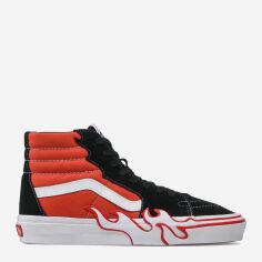 Акція на Чоловічі кеди високі Vans Sk8 Hi Flame VN0005UJGWP1 43 (10US) 28 см Червоний/Чорний від Rozetka