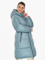 Акція на Куртка зимова довга жіноча Braggart 57240 48 (M) Топаз від Rozetka