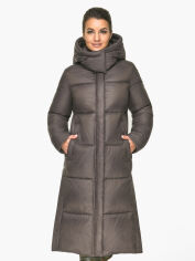 Акция на Куртка зимова довга жіноча Braggart 55005 42 (XXS) Тауп от Rozetka