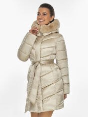 Акция на Куртка зимова довга жіноча Braggart 57635 50 (L) Кварц от Rozetka