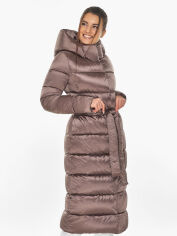 Акция на Куртка зимова довга жіноча Braggart 58450 42 (XXS) Сепія от Rozetka