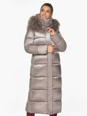 Акция на Куртка зимова довга жіноча Braggart 59130 42 (XXS) Аметрин от Rozetka