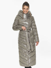 Акция на Куртка зимова довга жіноча Braggart 51046 44 (XS) Тауп от Rozetka